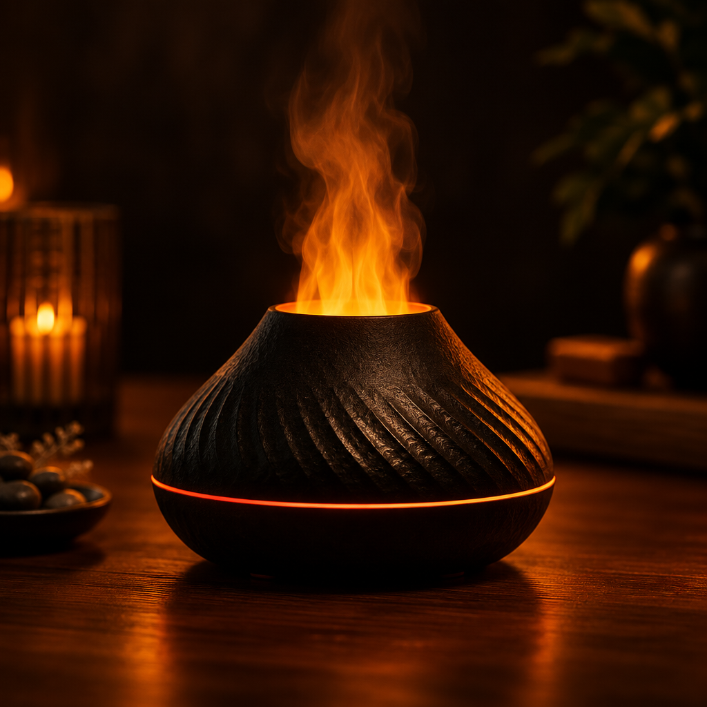 EmberTree™ Flame Diffuser + Nordic Senses Digital Bundle